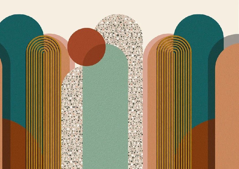 Papier peint Art pop déco graphique tendance