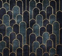 Papier peint dark blue chic, XXL, tendance