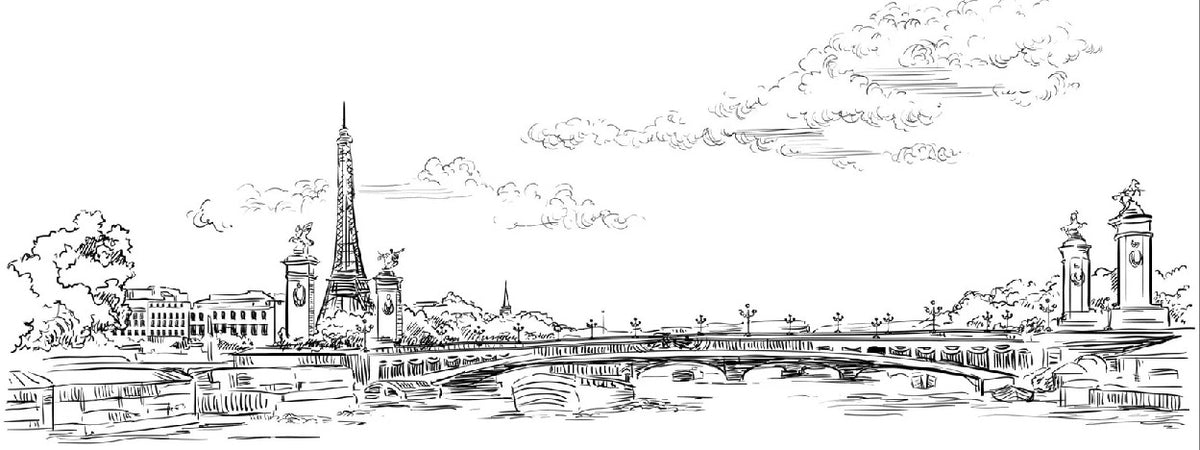 Papier peint pont Alexandre Paris