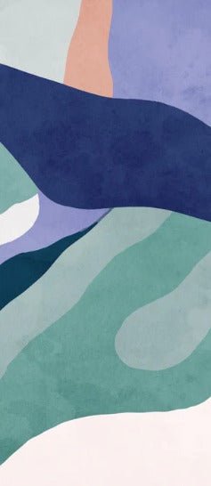 Papier peint abstrait ondulation, XXL, tendance