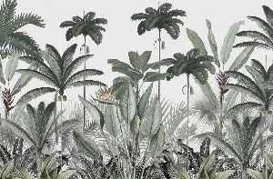 Papier peint panoramique jungle tree