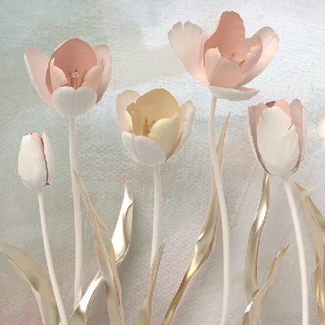 Papier peint panoramique Tulipes 3D