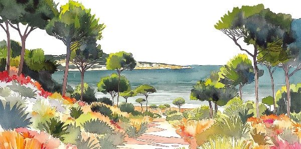 Papier peint panoramique air estival