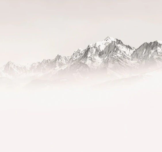 Papier peint matin brumeux Mont Blanc, XXL, tendance