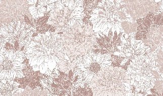 Papier peint fleur Dahlia, XXL, tendance