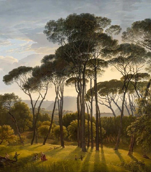 Papier peint hall paysage historique Italie