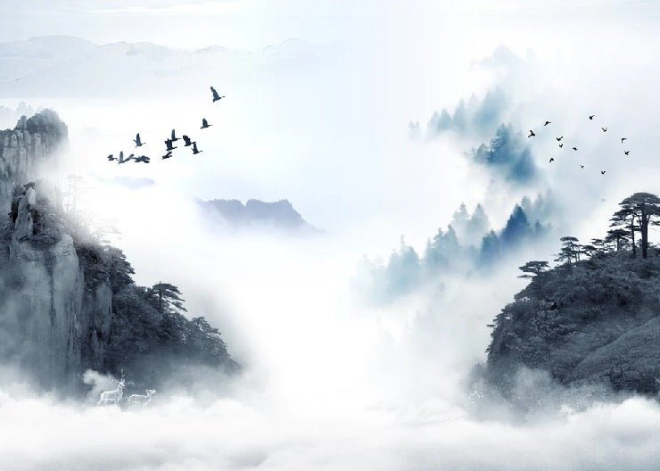 Papier peint Lever de jour en Chine