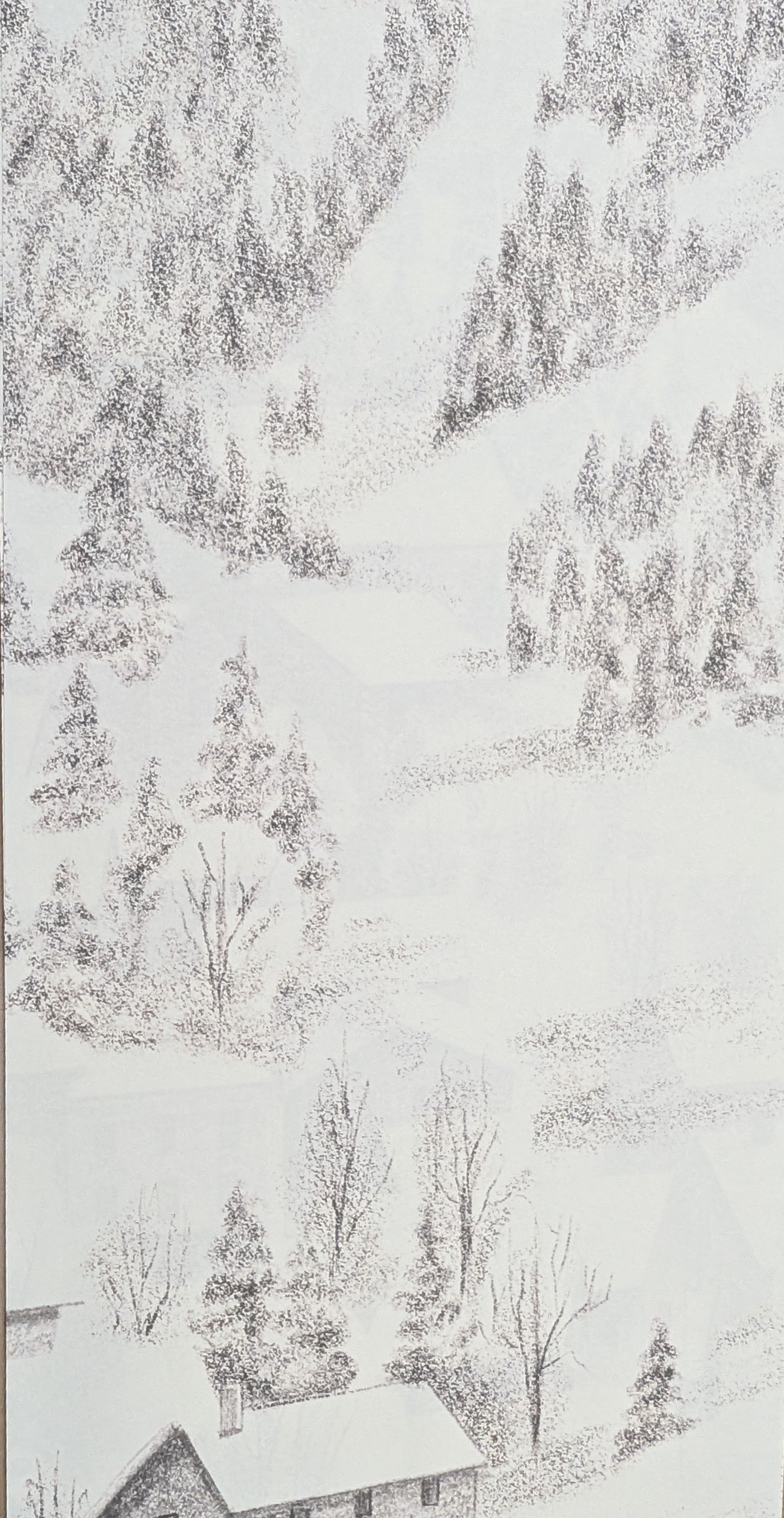 Papier peint Panoramique Meribel H305cmx L415cm- Matière Softouch