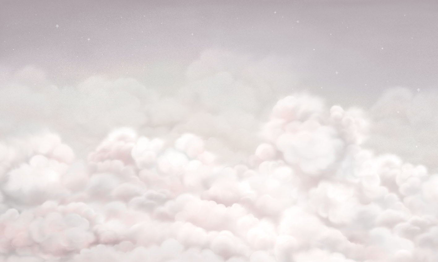 Papier peint enfant - Nuage apaisant - Muralconcept