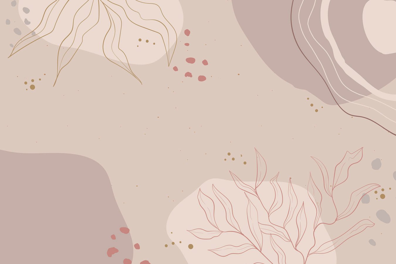 Papier peint abstral coraux, mural concept, tendance