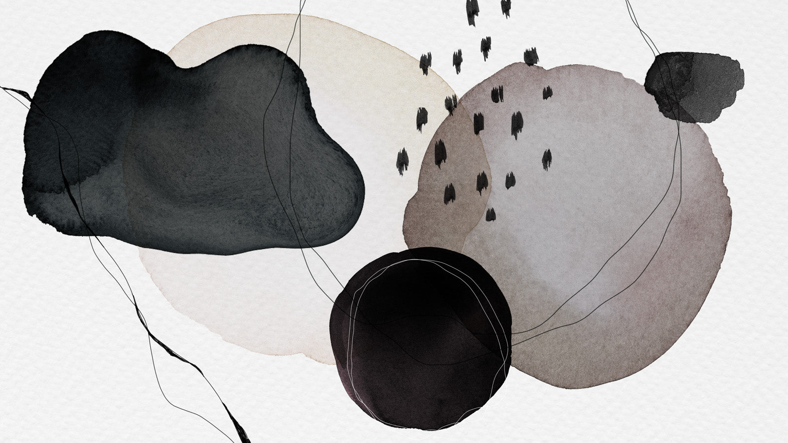 Papier peint moderne aquarelle, mural concept, tendance