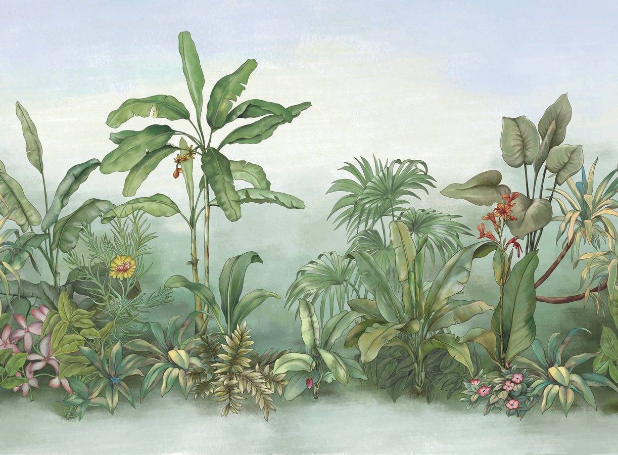 Papier peint salle de bain Végétal Botanic, mural concept, tendance