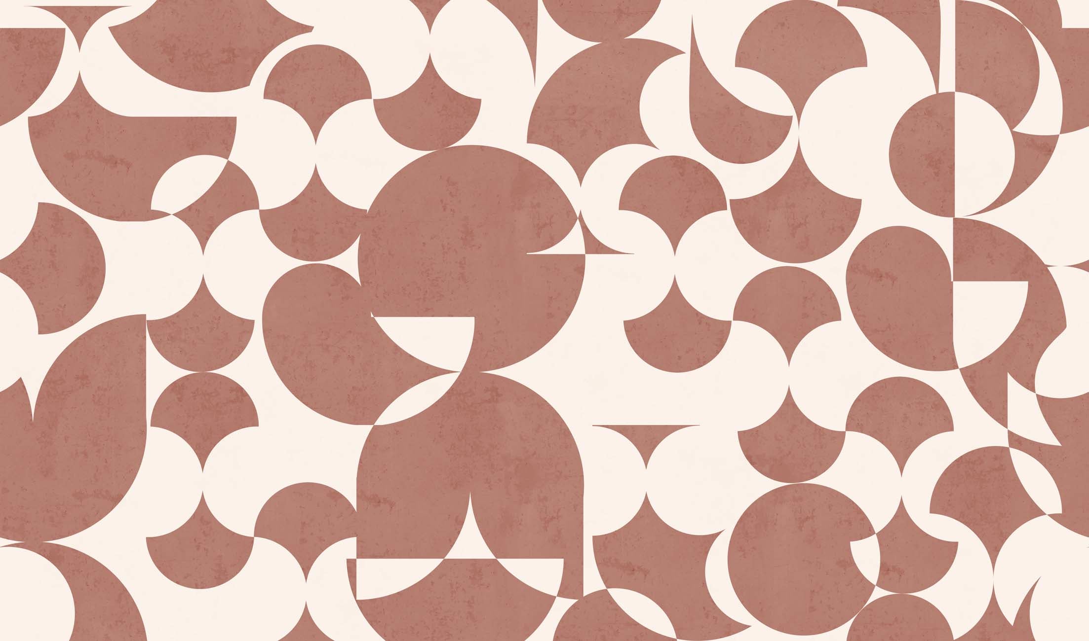 Papier peint rétro forme graphique, XXL, tendance