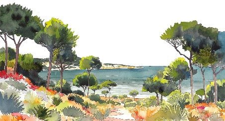 Papier peint panoramique air estival, XXL, tendance