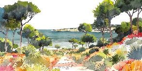 Papier peint panoramique air estival, XXL, tendance