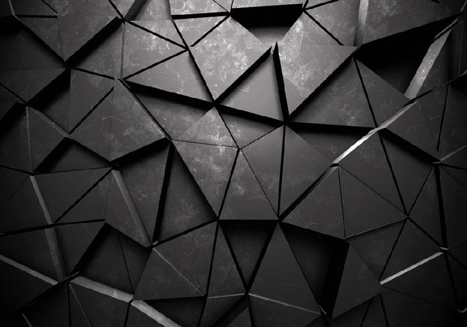 Papier peint 3D Black Perspective, XXL, tendance