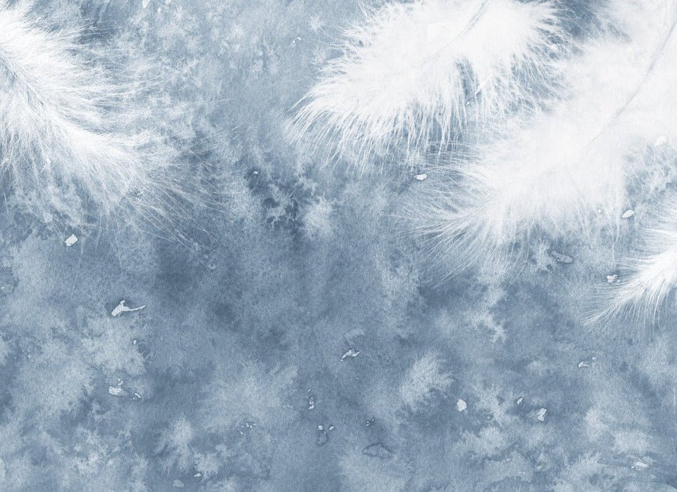 Papier peint Plume Blanche