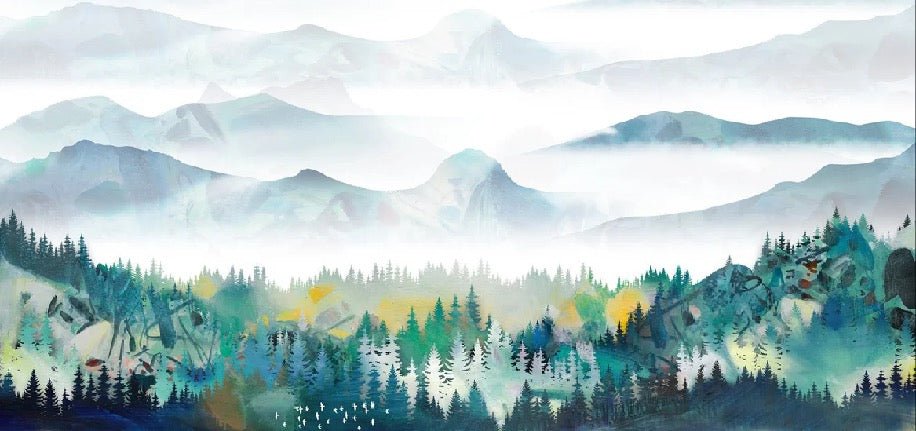 Papier peint Mountain & Scandinave