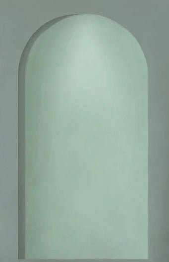 Papier peint panoramique arche vert ardoise