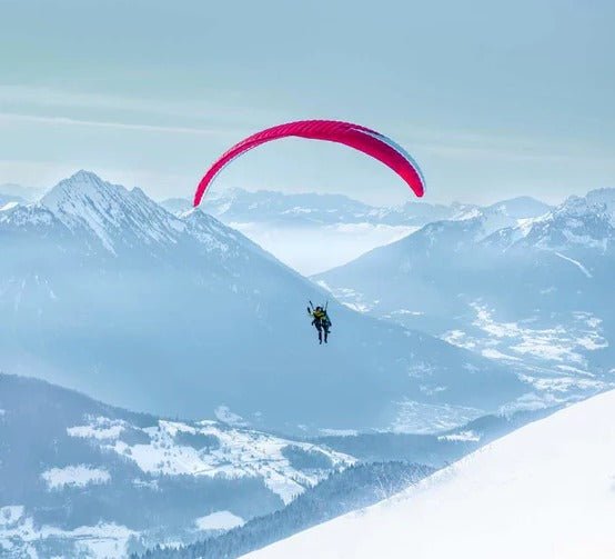 Papier peint photo montagne fly in the Alps bleu, XXL, tendance