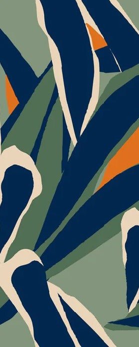 Papier peint panoramique esquisse végétale, XXL, tendance