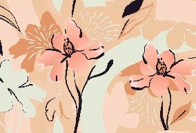 Papier peint yoga méditation fleur