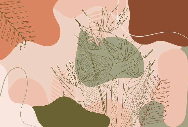 Papier peint panoramique art paint, XXL, tendance