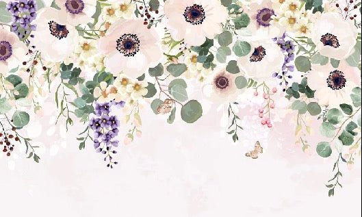 Papier peint fleurs merveilleuses