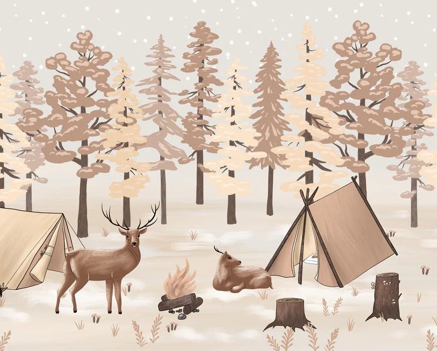 Papier peint enfant scandinave féérie suédoise, XXL, tendance