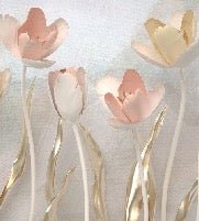 Papier peint panoramique Tulipes 3D