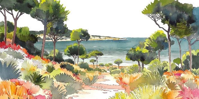 Papier peint panoramique air estival, XXL, tendance