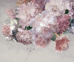 Papier peint panoramique pivoines
