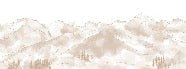 Papier peint panoramique Aravis sépia, XXL, tendance