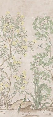 Papier peint panoramique chinoiserie garden