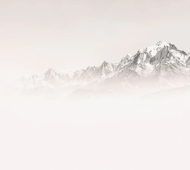 Papier peint matin brumeux Mont Blanc, XXL, tendance