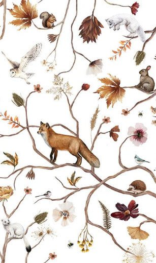 Papier peint enfant forêt aventure, XXL, tendance