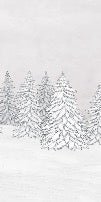Papier peint montagne télécabine rouge