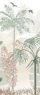 Papier peint panoramique jungle pastel