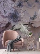 Papier peint grues japonaises