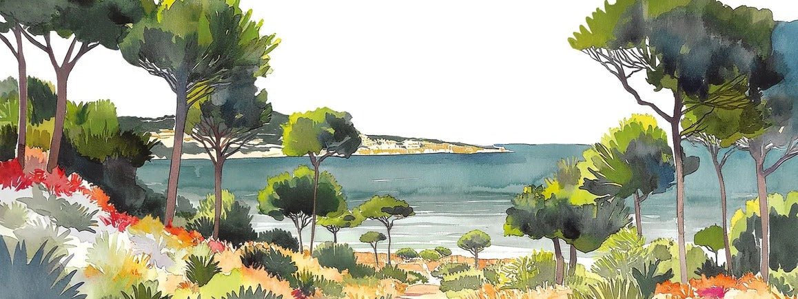 Papier peint panoramique air estival