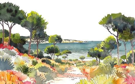 Papier peint panoramique air estival