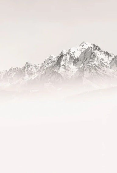 Papier peint matin brumeux Mont Blanc, XXL, tendance