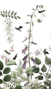 Papier peint fille douceur mauve, XXL, tendance