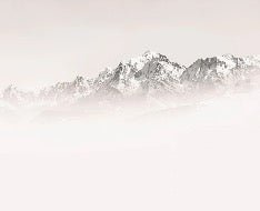 Papier peint matin brumeux Mont Blanc, XXL, tendance