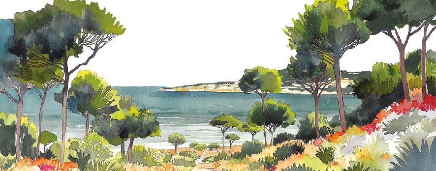 Papier peint panoramique air estival