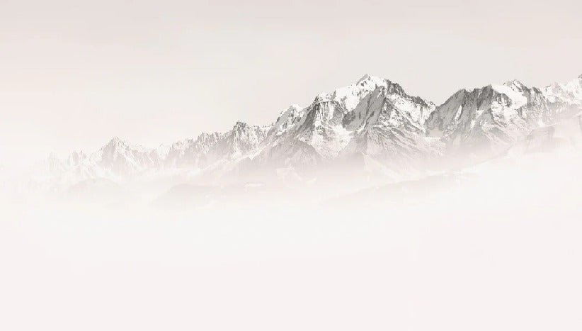 Papier peint matin brumeux Mont Blanc, XXL, tendance