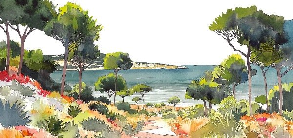 Papier peint panoramique air estival