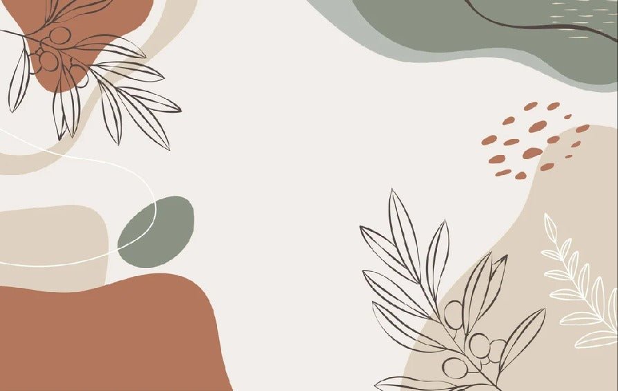 Papier peint panoramique feuillage olivaissance, XXL, tendance