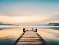 Papier peint photo vue lac