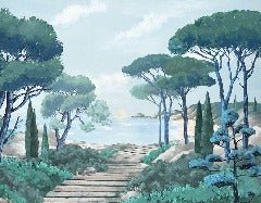 Papier peint balade dans les calanques